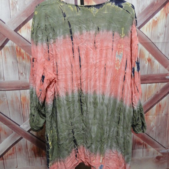 Dress barn funky boho style blouse~gently worn, Colorful~ - Picture 4 of 5